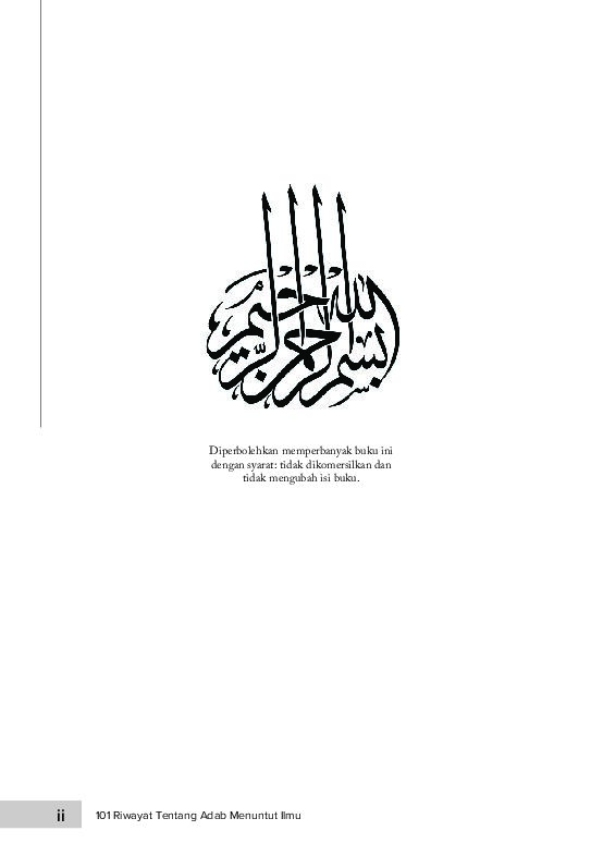 101-riwayat-tentang-adab-menuntut-ilmumuhammad-rezki