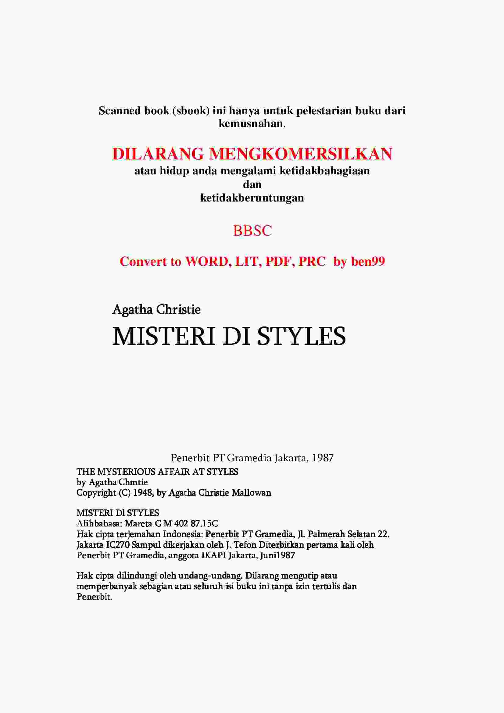 11. misteri di styles