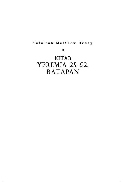 17 yeremia 25 52 ratapan