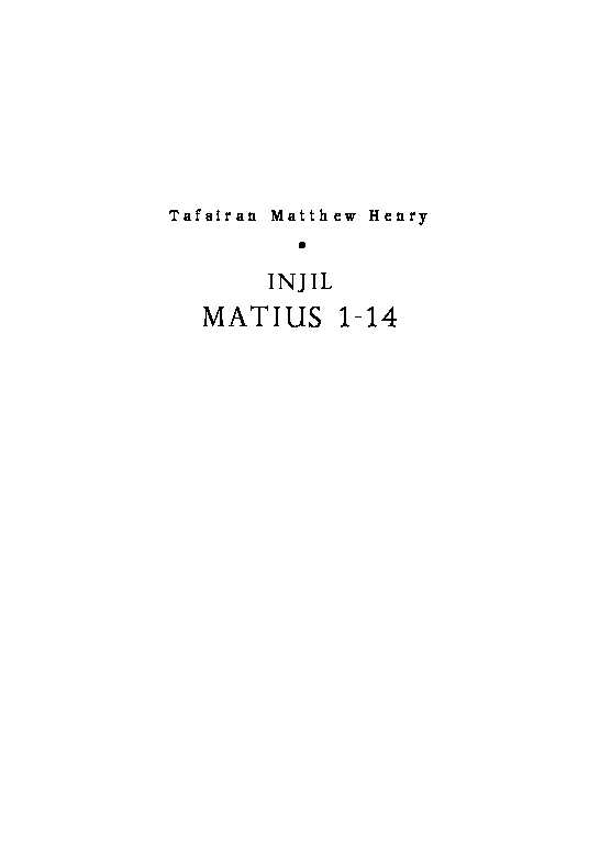 21 matius 1 14