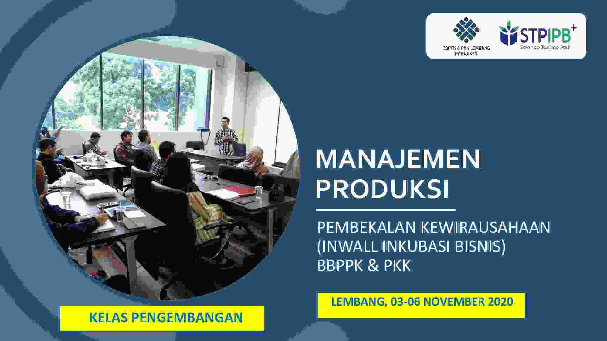 3.1. manajemen produksi