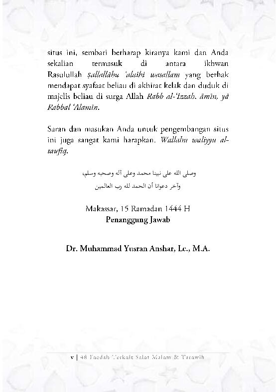 48-faedah-terkait-sholat-malam-dan-tarawih-syaikh-muhammad-salih