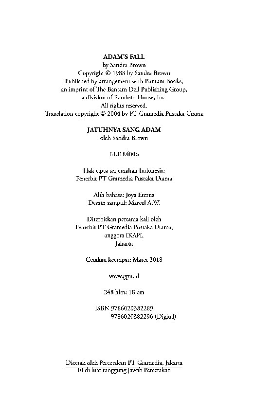 adams-fall-jatuhnya-sang-adam-sandra-brown