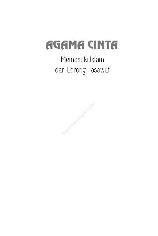 agama-cinta---memasuki-kedamaian-islam-dari-lorong-tasawuf---jamaluddin-el-banjary