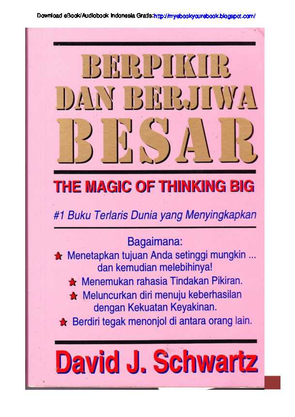 berpikir dan berjiwa besar