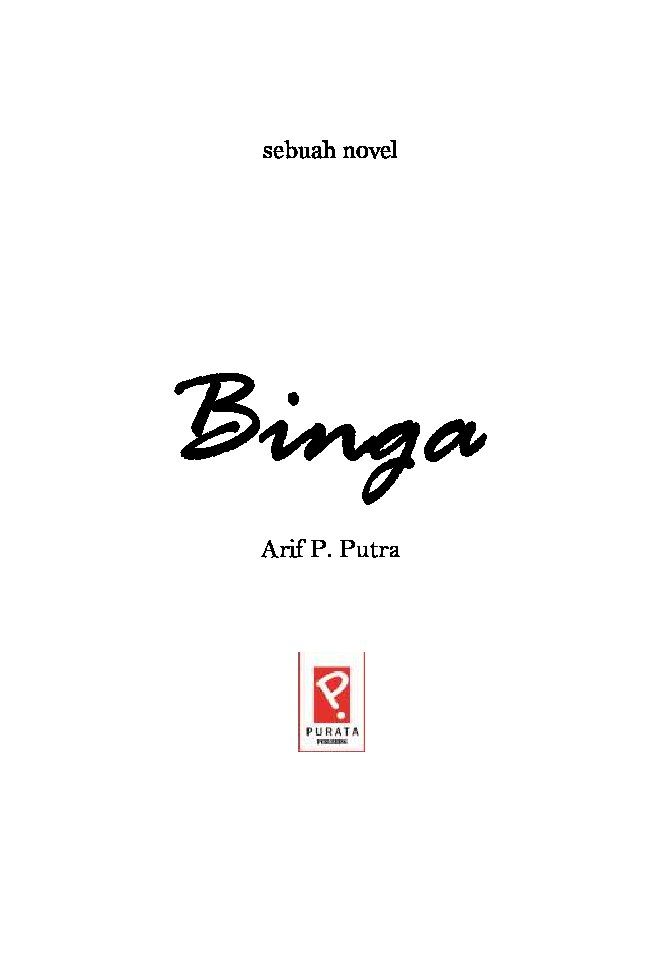 binga-sebuah-novel-by-arif-p-putra