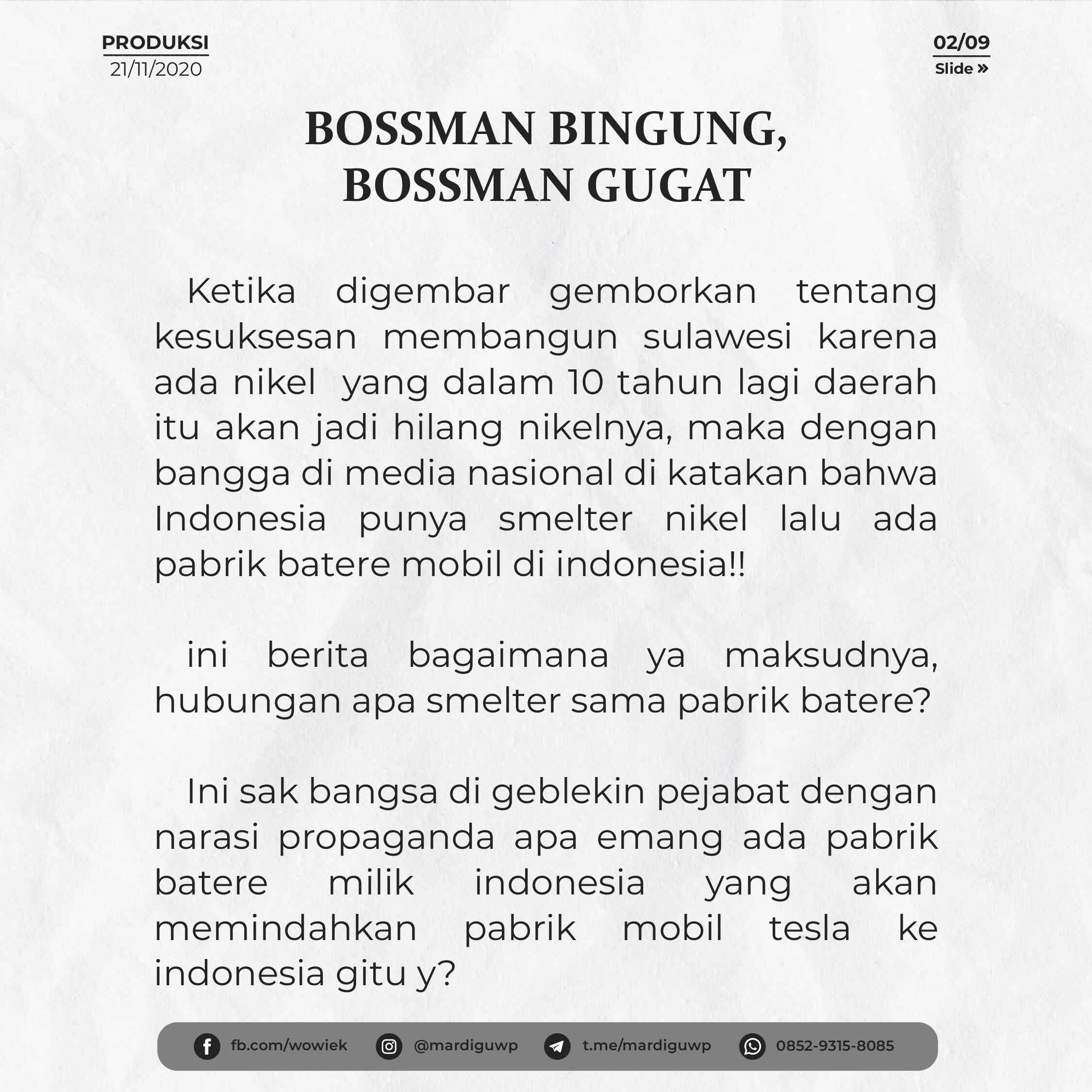 bossman-bingung-bossman-gugat