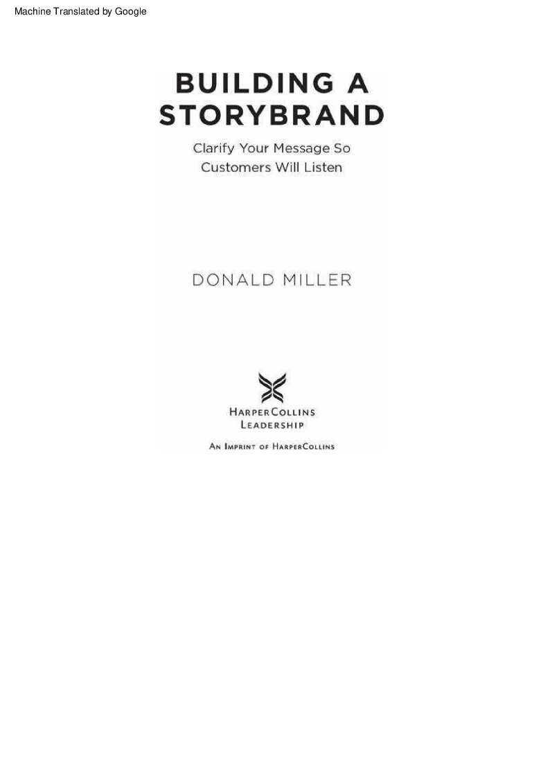 building-a-story-brand---donal-miller