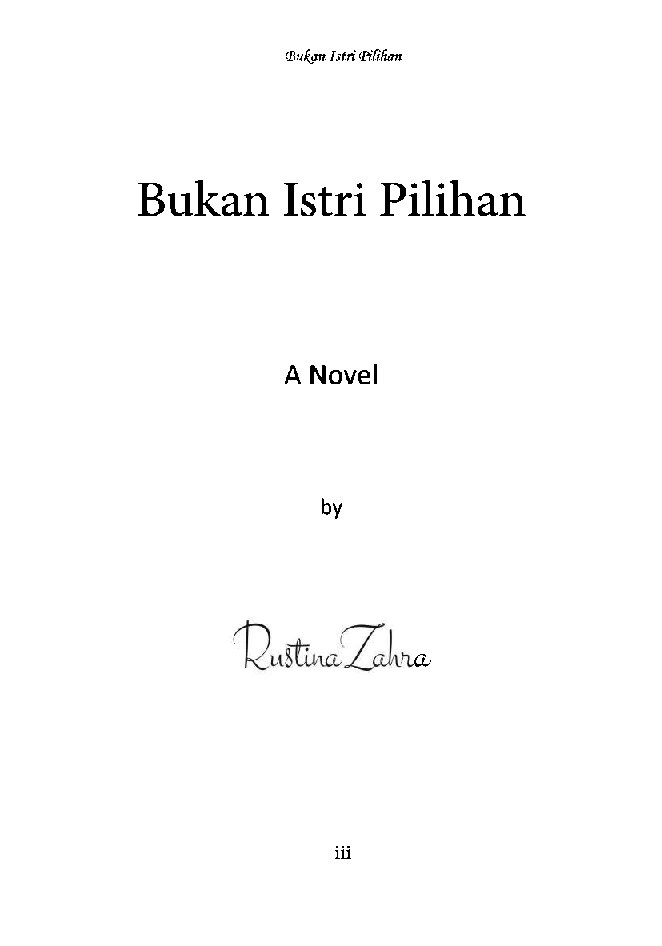 bukan-istri-pilihan-by-rustina-zahra