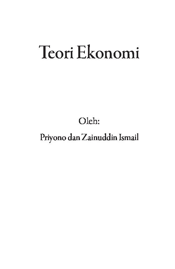 buku-teori-ekonomi