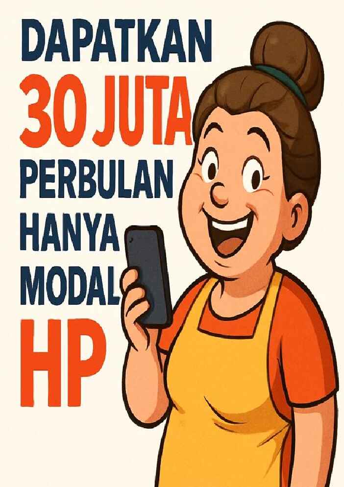 cara mendapatkan 30 juta modal hape emak emak