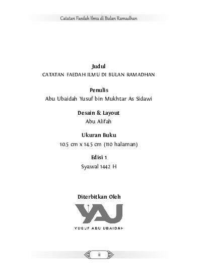 catatan-faedah-ilmu-di-bulan-ramadhan-abu-ubaidah-yusuf-bin-mukhtar
