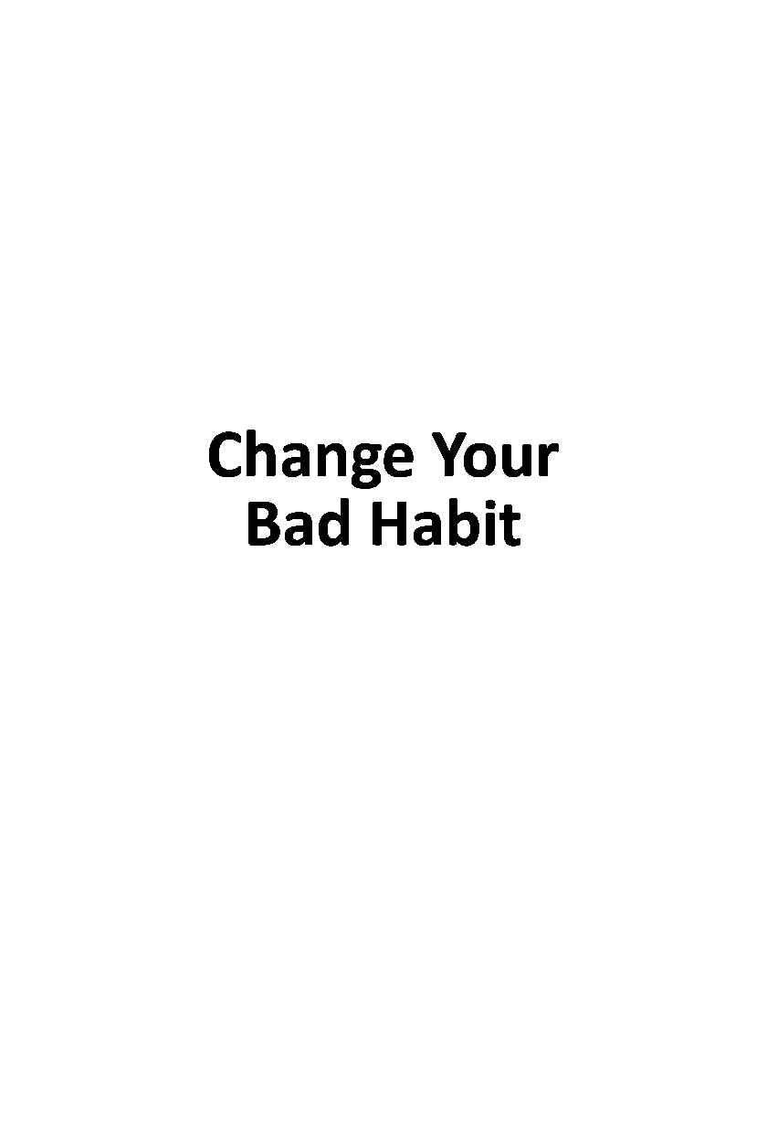 change-your-bad-habit