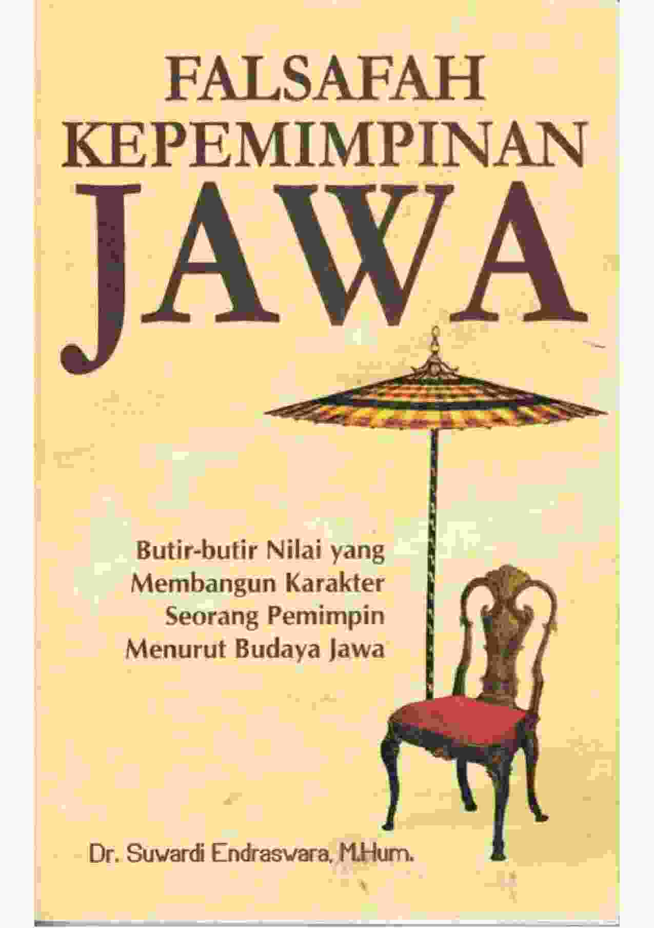 falsafah kepemimpinan jawa by dr  suwardi endraswara m hum