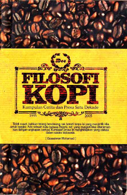 filosofi kopi lestari dee d 
