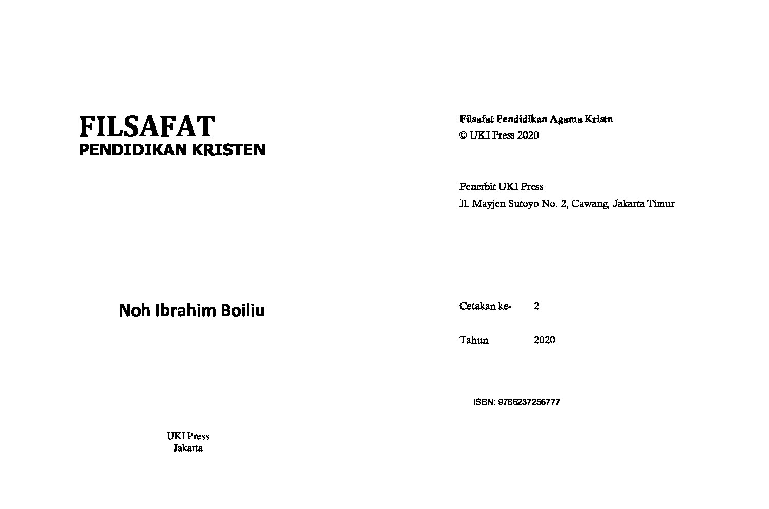 filsafatpendidikankristen