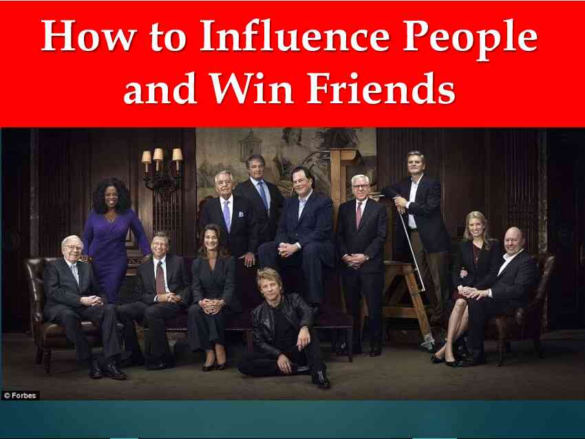 how to influence people