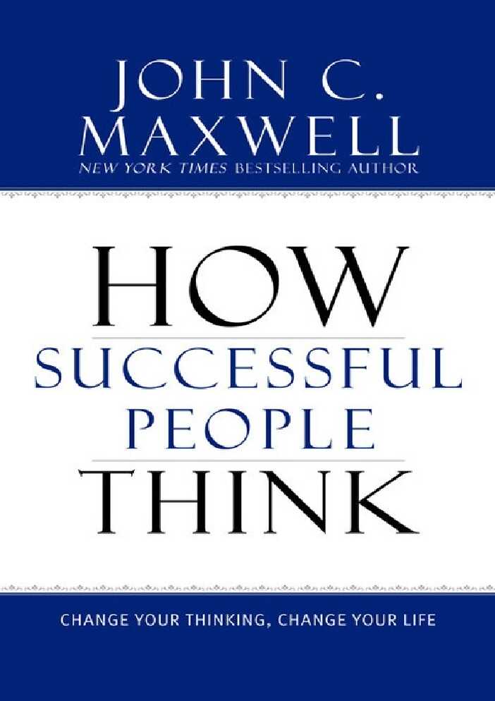 howsuccessfulpeoplethink changeyourthinkingchangeyourlife 150414064712