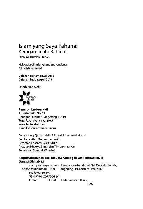 islam-yang-saya-pahamim-quraish-shihab