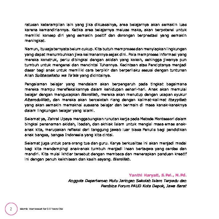 islamic-montessori---panduan-mendidik-anak-dengan-metode-montessori-dan-pendekatan-nilai-nilai-islami-146-halaman---zahra-zahira