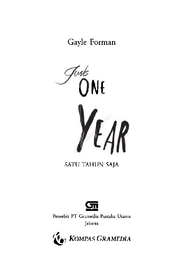 just-one-year-satu-tahun-saja-by-gayle-forman