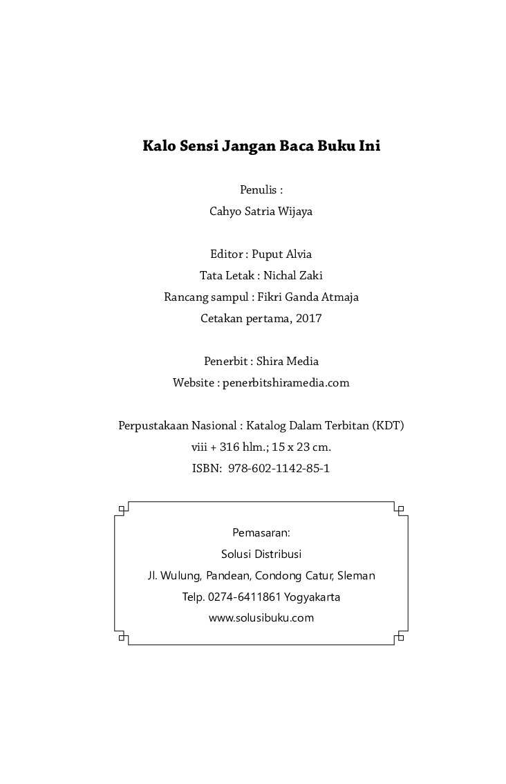 kalo-sensi-jangan-baca-buku-ini-by-cahyo-satria-wijaya