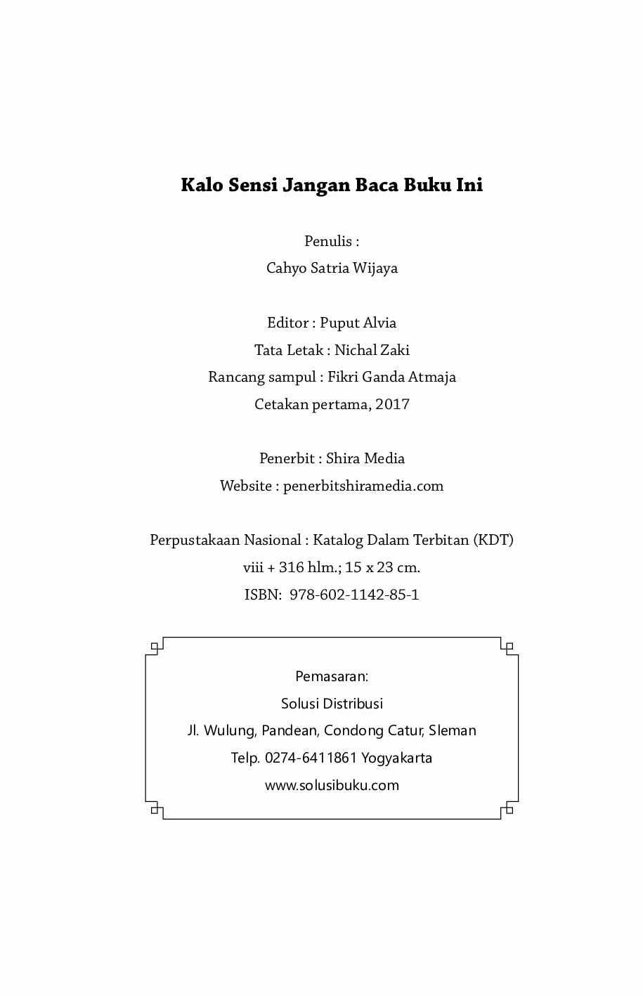 kalo-sensi-jangan-baca-buku-ini