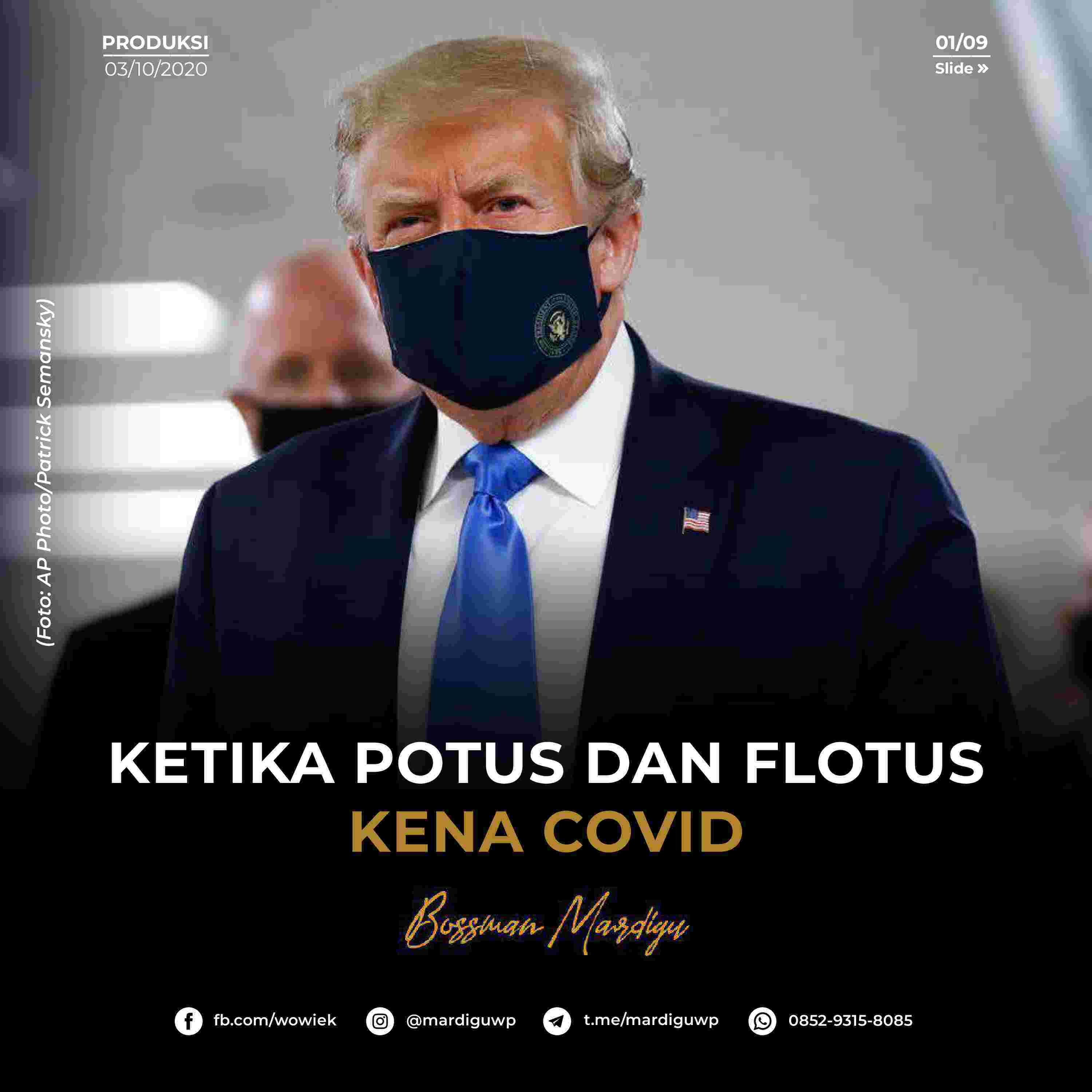 ketika potus dan flotus kena covid