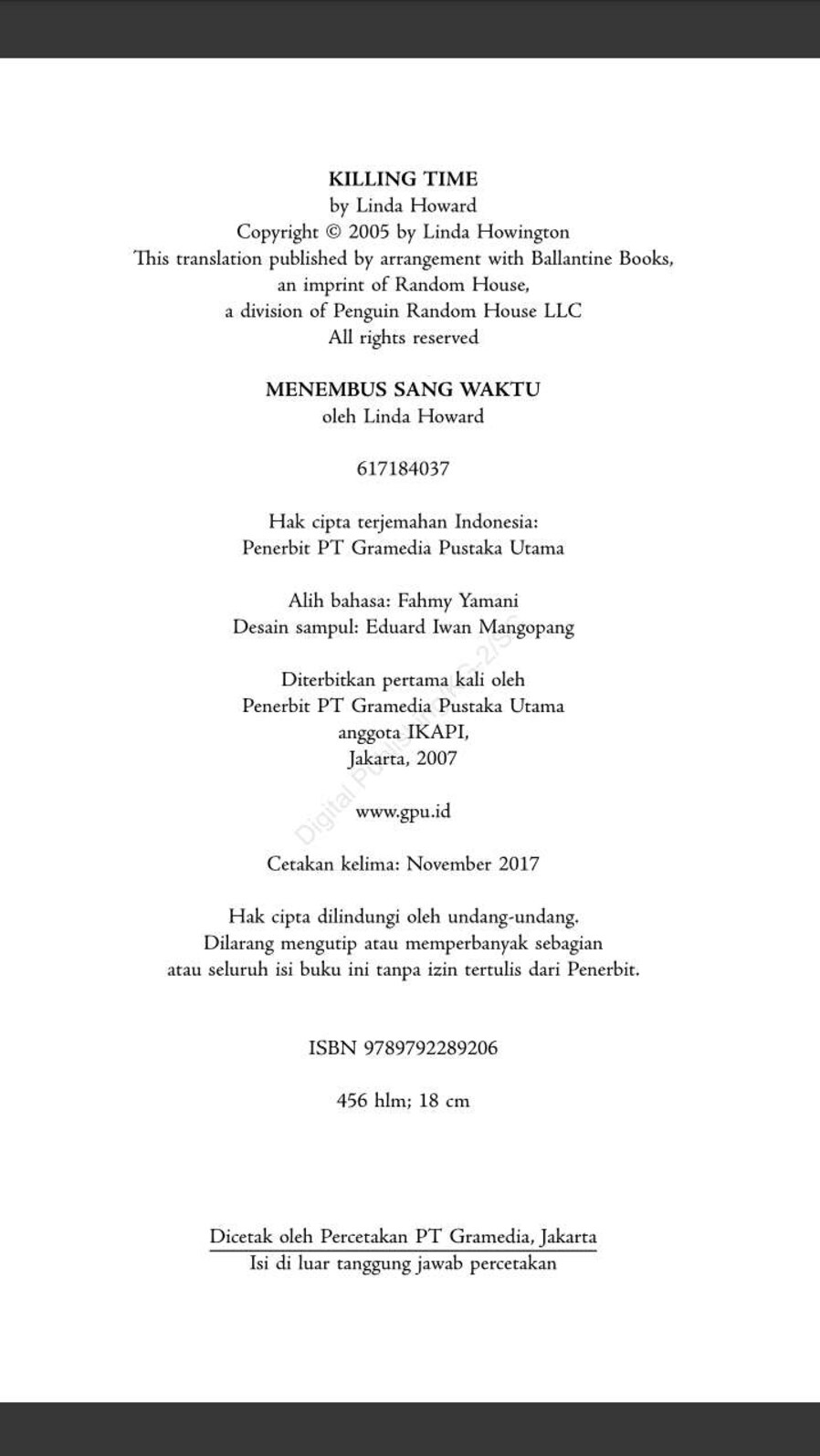 killing-time-menembus-sang-waktu-by-linda-howard