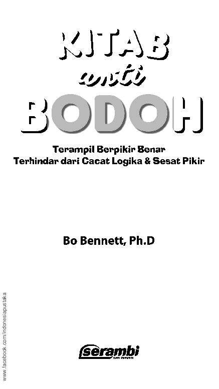 kitab-anti-bodohbo-bennett