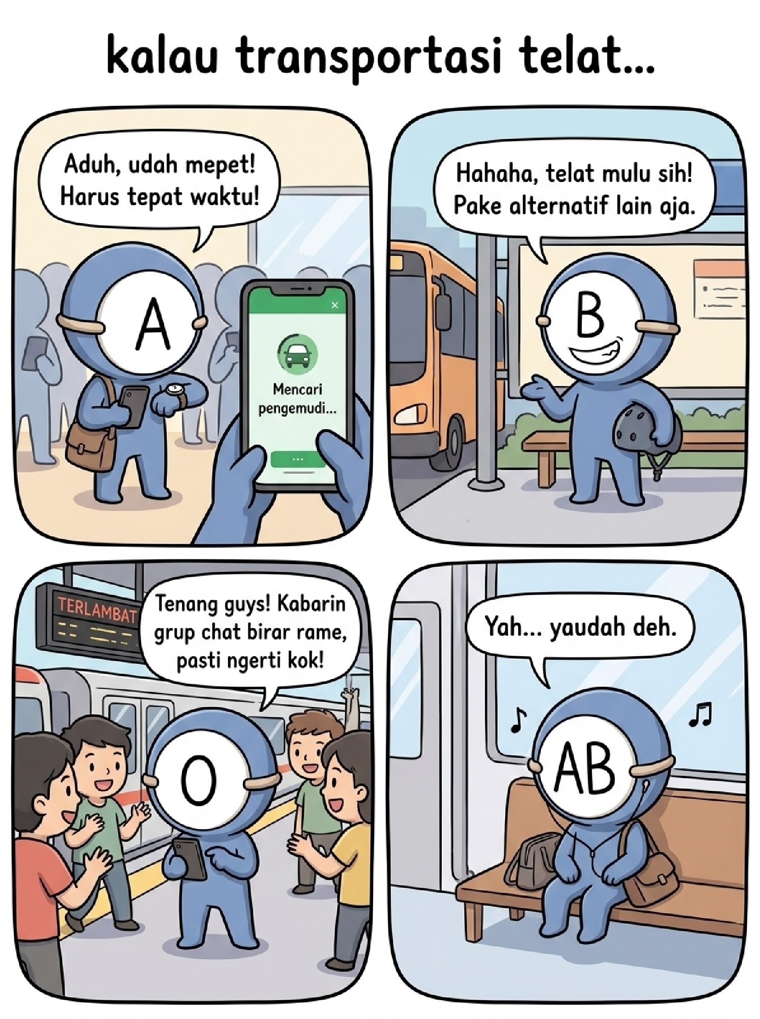 komik-golongan-darah-kalau-transportasi-telat-28