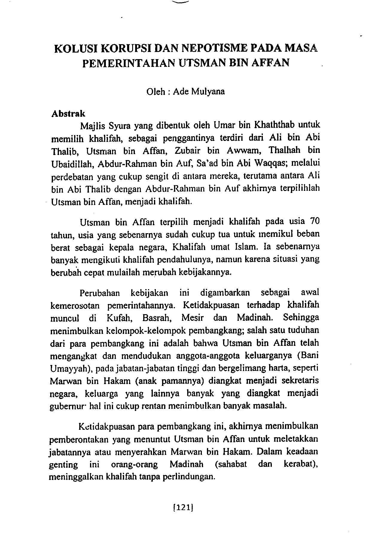 korupsi-pada-masa-khalifah-usman