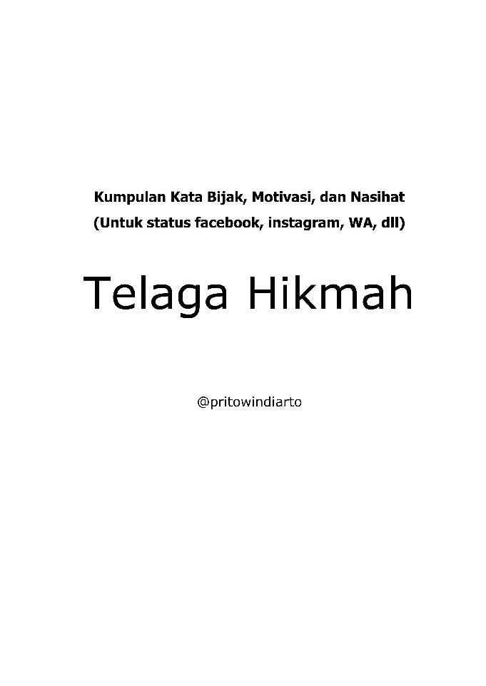 kumpulan-kata-bijak-motivasi-nasihat-&-telaga-hikmah---prito-windiarto