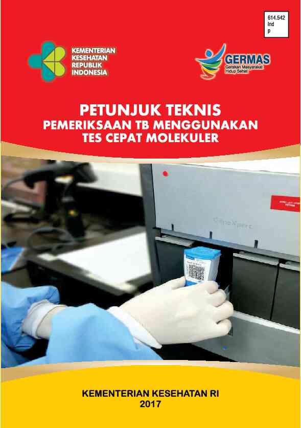 Lab Petunjuk Teknis Pemeriksaan Tb Dengan Tcm 2017