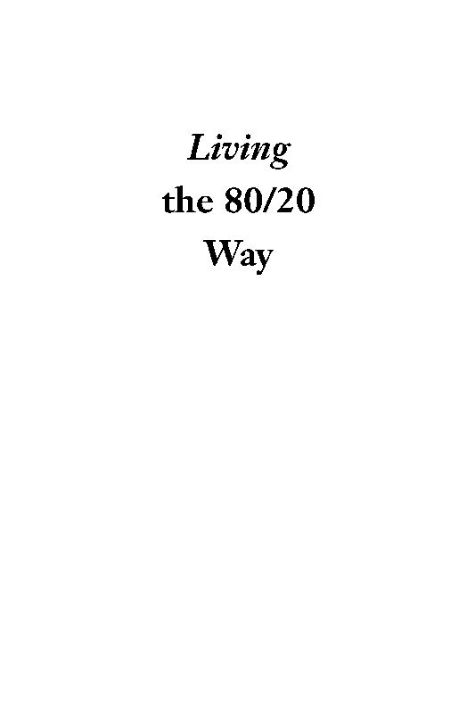 living-the-80-20-wayrichard-koch