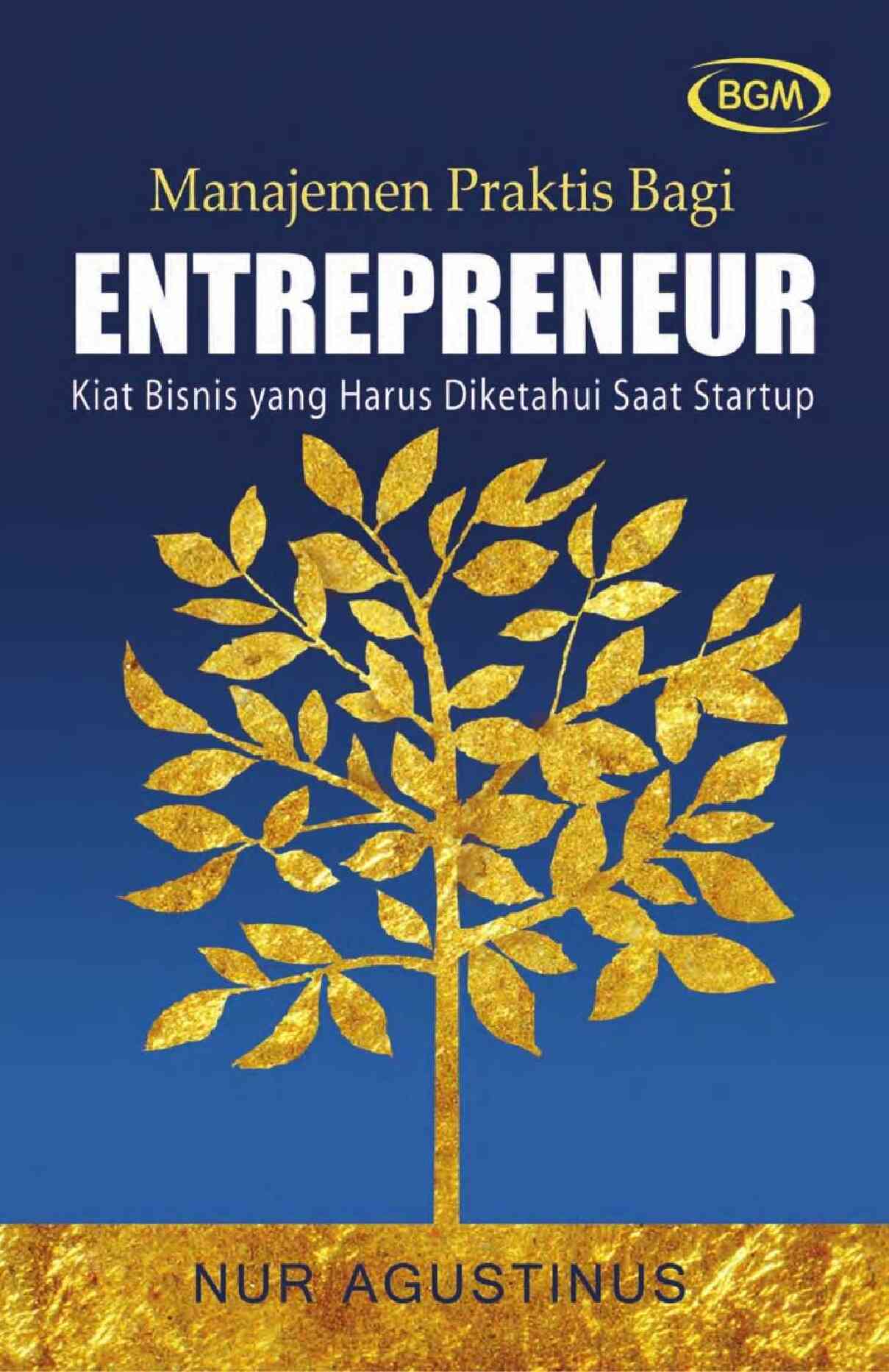 Manajemen Praktis Bagi Entrepreneur Kiat Bisnis Yang Harus Diketahui Saat Startup By Nur Agustinus