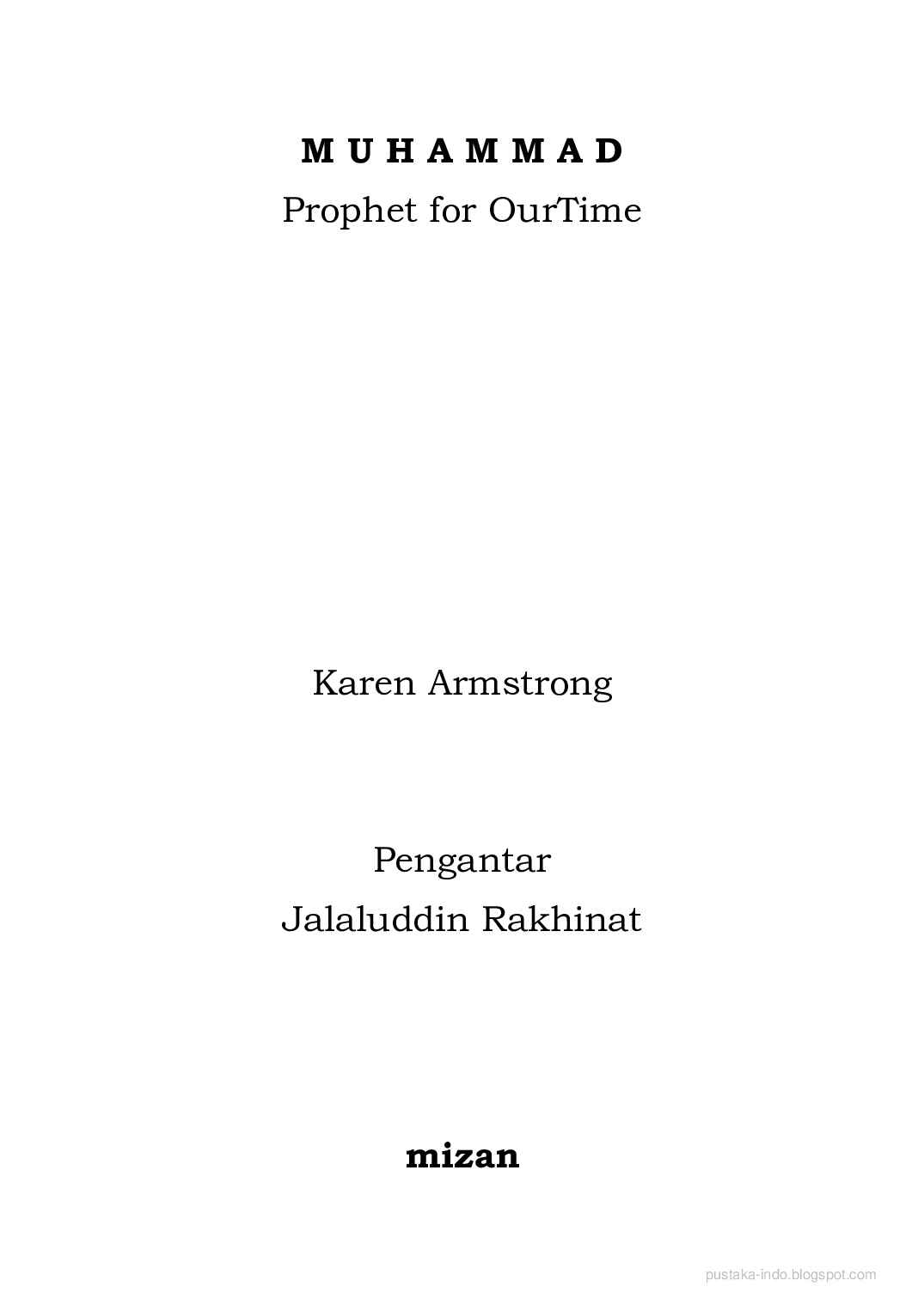 muhammad-prophet-for-our-time-by-karen-armstrong