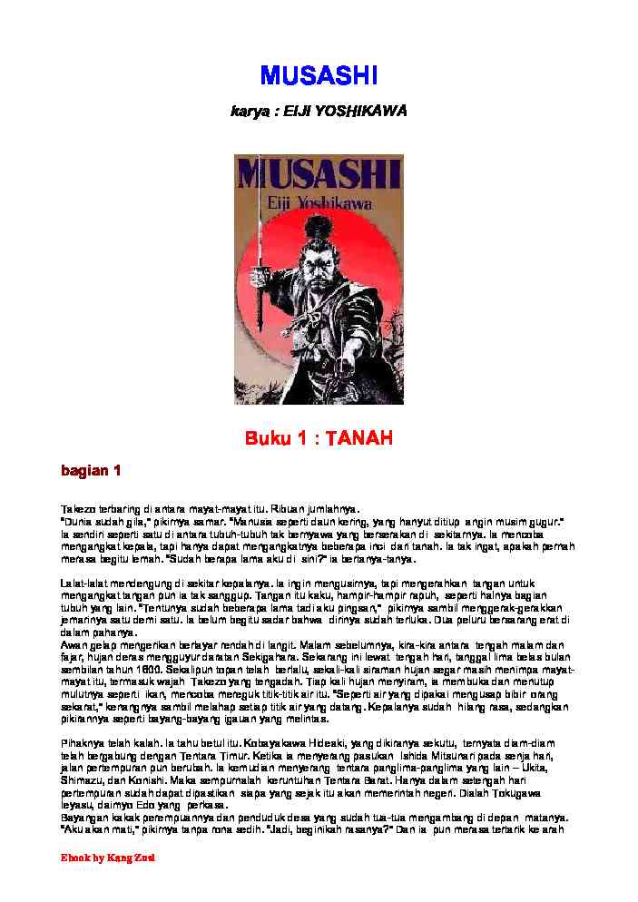 Musashi  Edisi Lengkap