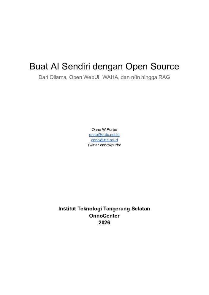 onno w purbo buat ai sendiri dengan open source 2026