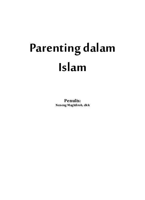 parenting-dalam-islam