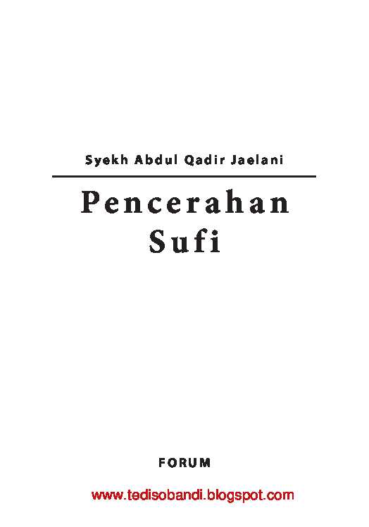 pencerahan-sufi-fathur-rabbani---syekh-abdul-qadir-jaelani