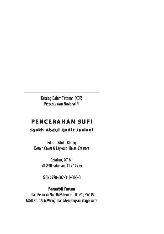 pencerahan-sufi-fathur-rabbani---syekh-abdul-qadir-jaelani