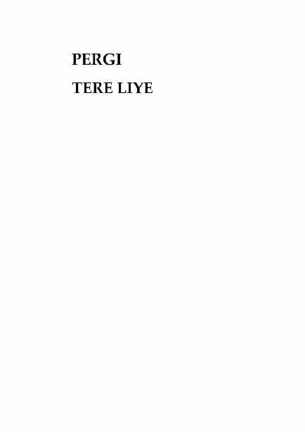 pergi by tere liye