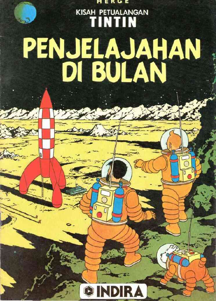 petualangan tintin 1952   penjelahan di bulan