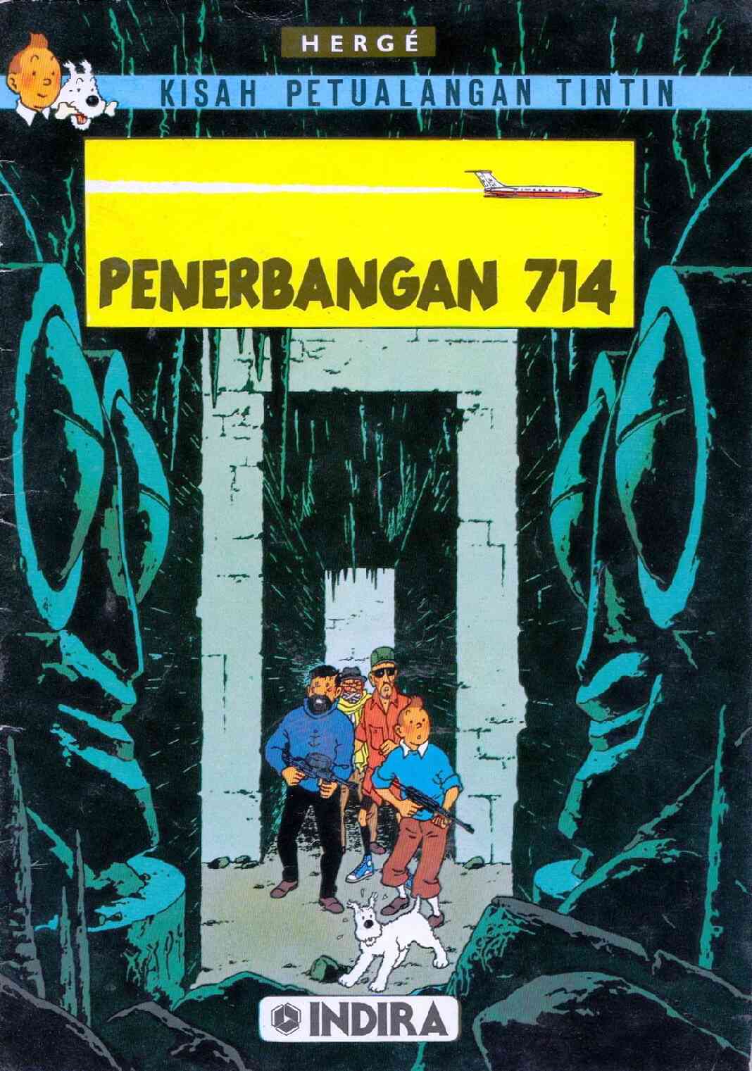 petualangan tintin 1966   penerbangan 714