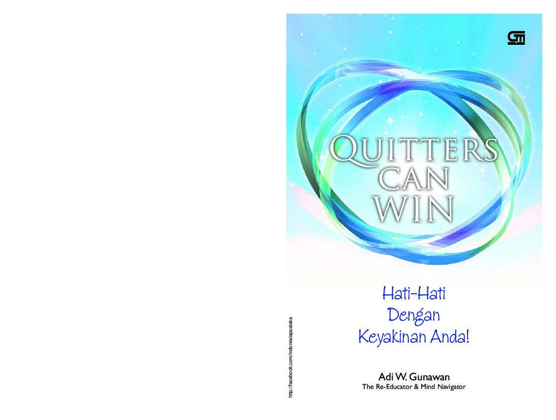 quitters can win