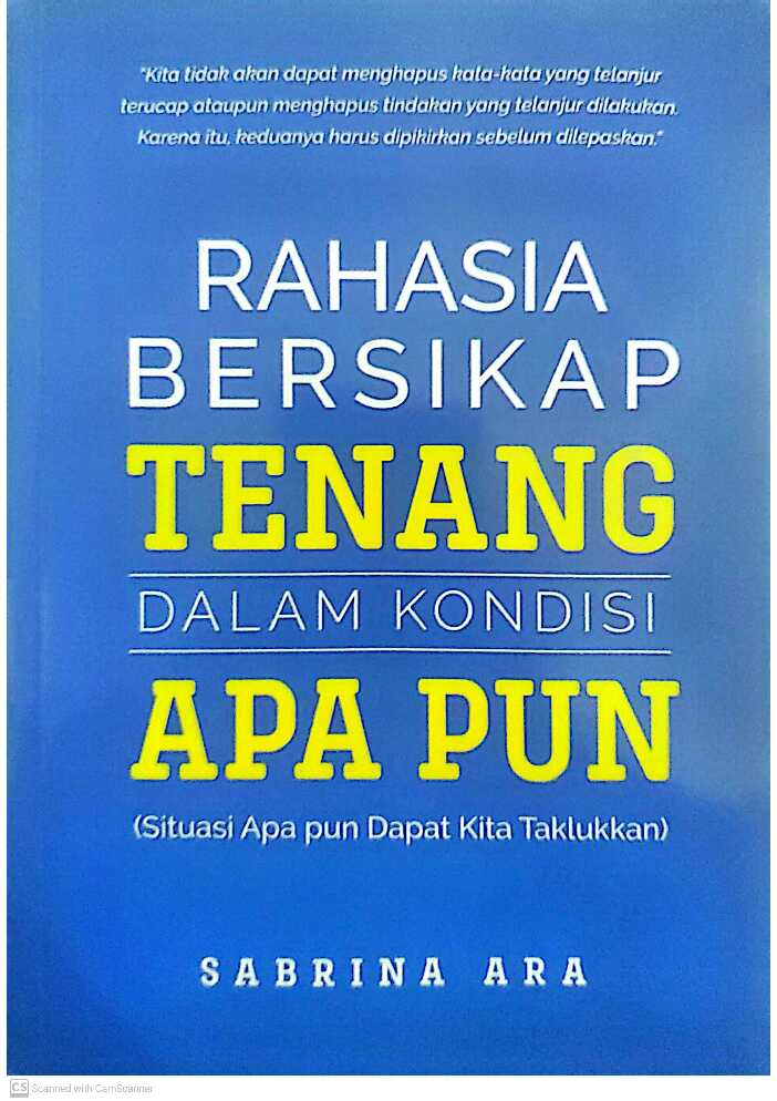 rahasia bersikap tenang