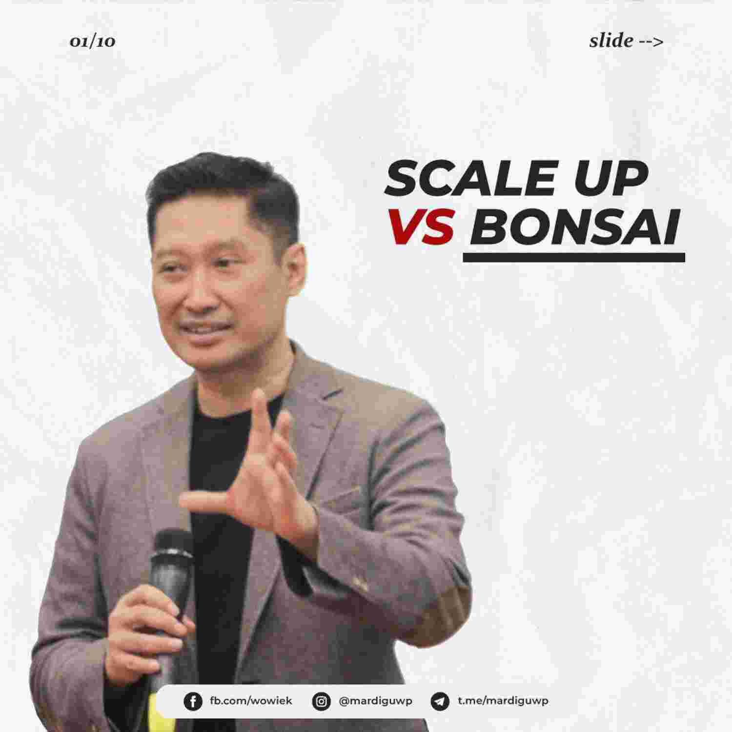 scale up vs bonsai