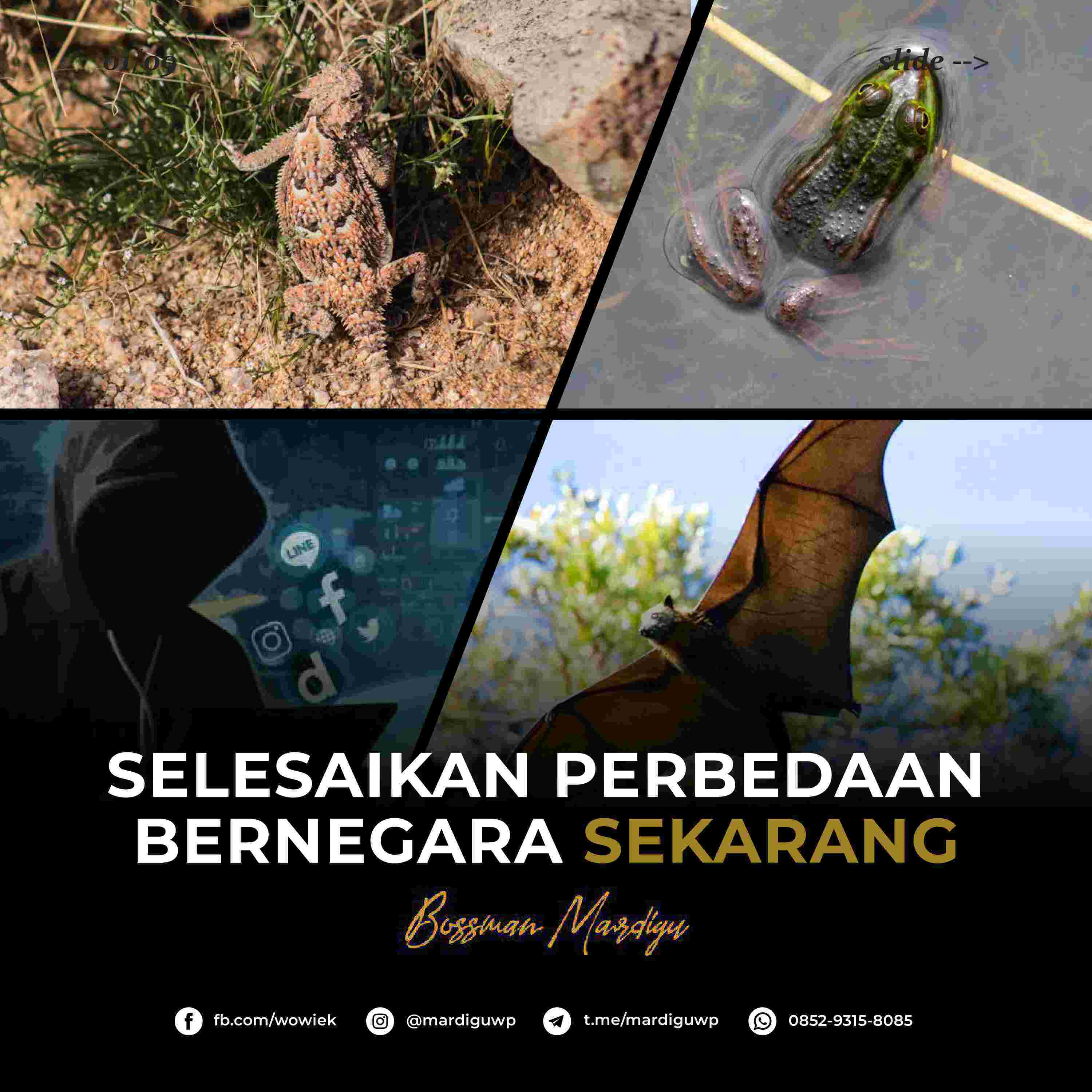 Selesaikan Perbedaan Berbangsa Sekarang