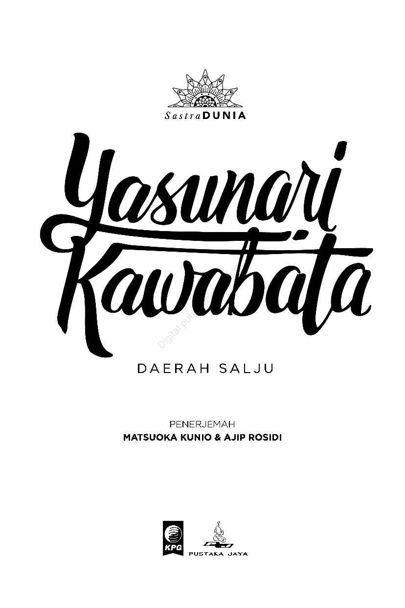 seri-sastra-dunia-daerah-salju-yukiguni-the-snow-country-by-yasunari-kawabata-ajip-rosidi